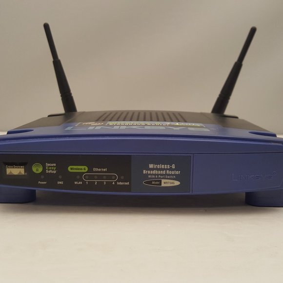 LINKSYS Wireless-G Broadband Router w/ 4 Port Switch & SES WRT54G v 5 - Picture 1 of 14